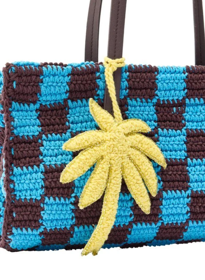 PARFOIS Crochet Tote Bag With Pendant