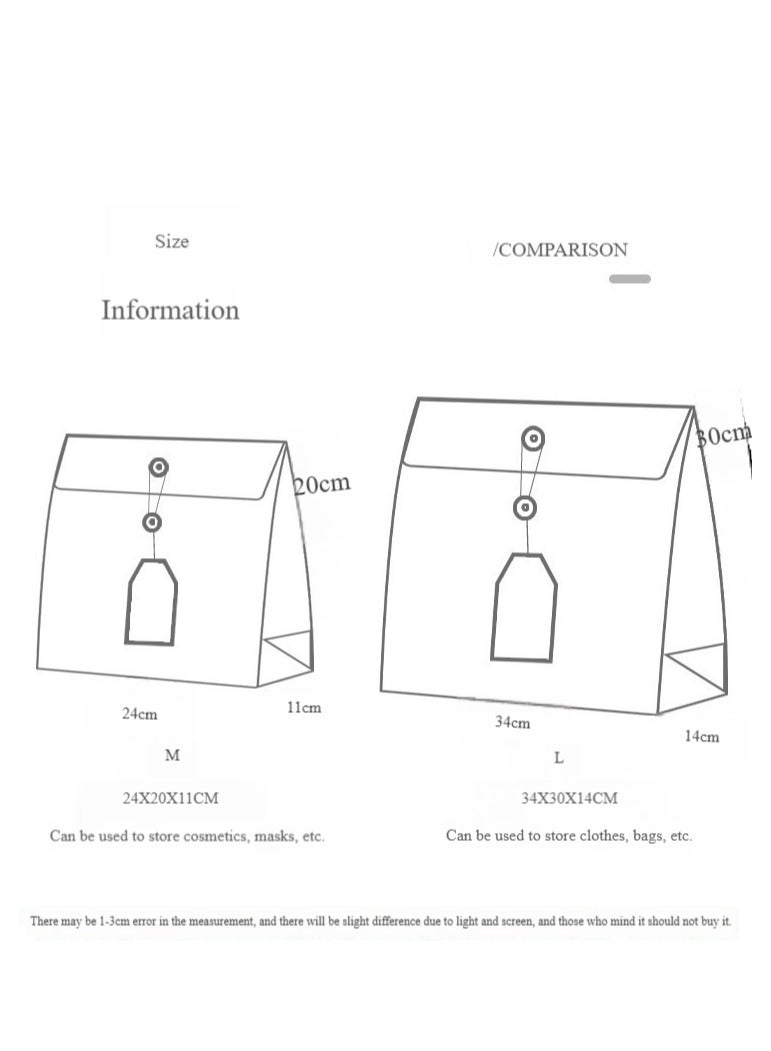 Oil Painting Style Gift Bag, Birthday Gift Box, Envelope Packaging Bag, Creative Paper Gift Bag, Holiday Gift Box, Gift Bag（L） - Image 5