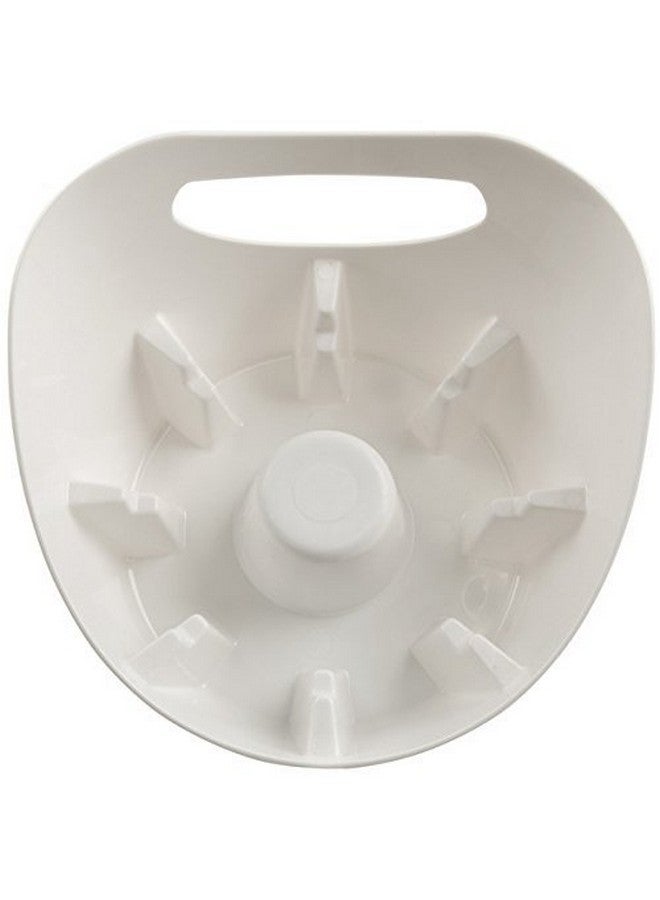 Plumb Craft Universal Plunger Holder Drip Tray, White (1 Pack) - Image 2