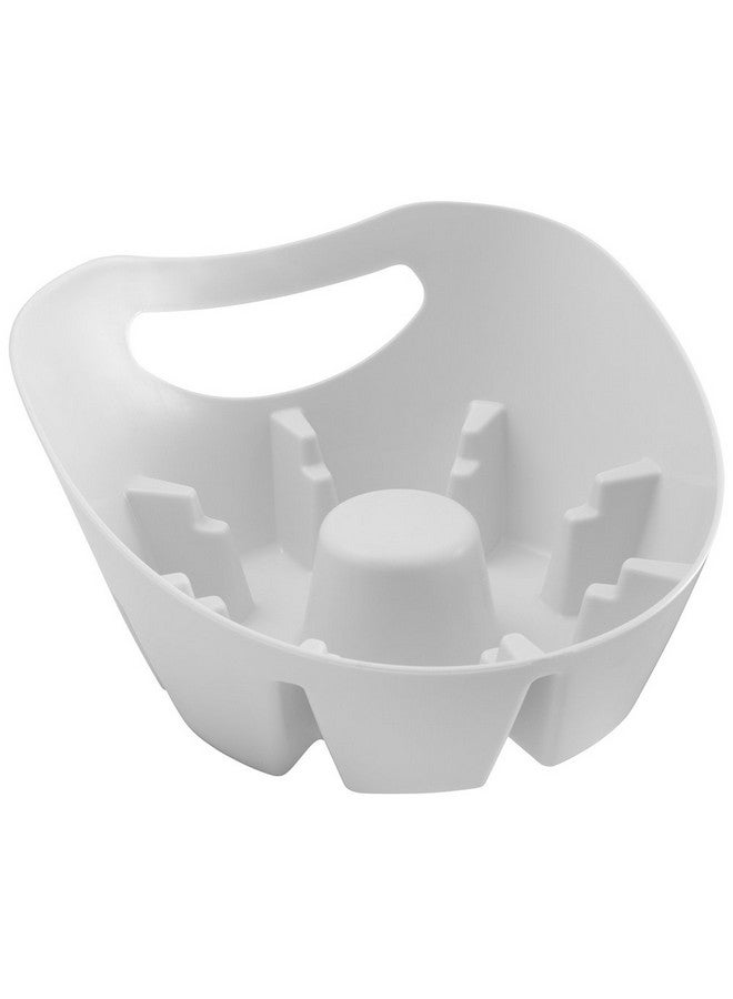 Plumb Craft Universal Plunger Holder Drip Tray, White (1 Pack) - Image 1