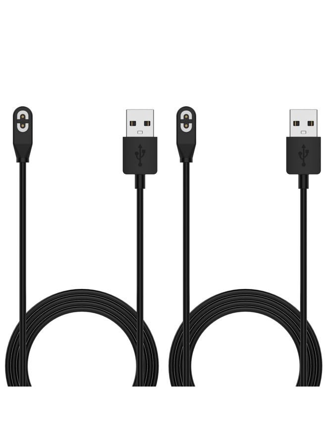 AWINNER 2 Pack Compatible for Shokz Charging Cable,Magnetic USB Charger Cord Compatible for Aftershokz Aeropex AS800,Shokz OpenRun Pro,OpenRun,OpenRun Mini,OpenComm Bone Conduction Headphones - Image 1