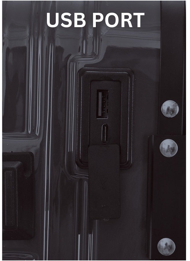 LUSHBERRY - Business Luggage Cabin Size With USB Port - Image 1