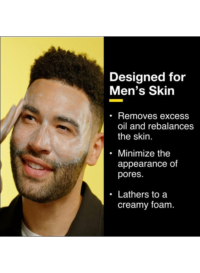 لومين غسول الوجه الفحمي للرجال 100 مل، عبوتان، يفتح المسام ويتحكم في الزيت، يجهز البشرة للحلاقة، يحتوي على زيت زهرة الورد الفحمي وكينتيللا اسياتيكا - Image 5