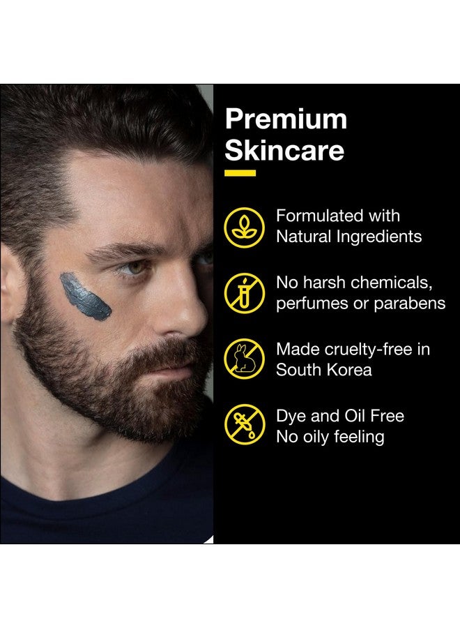 لومين غسول الوجه الفحمي للرجال 100 مل، عبوتان، يفتح المسام ويتحكم في الزيت، يجهز البشرة للحلاقة، يحتوي على زيت زهرة الورد الفحمي وكينتيللا اسياتيكا - Image 3