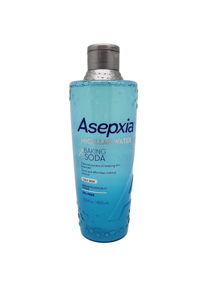 Asepxia Baking Soda Micellar Water Cleanser & Makeup Remover, 13.5 Ounce - Image 1
