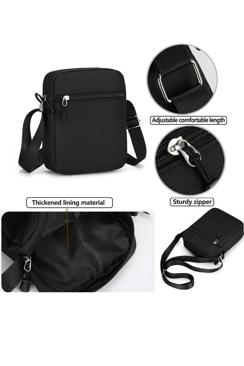KUAZIVI Small Messenger Bag Vintage Style Crossbody Shoulder Bag Satchel houlder Backpack for Men & Women - Image 2