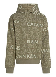 Calvin Klein Jeans Kids Logo Aop Hoodie  - Image 5