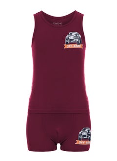 DICE Bundle OF Two Sleeveless Top & Boxer - For Kids  - Image 2