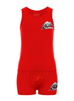DICE Bundle OF Two Sleeveless Top & Boxer - For Kids  - Image 4