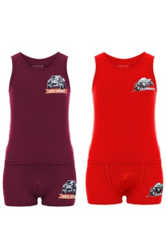 DICE Bundle OF Two Sleeveless Top & Boxer - For Kids  - Image 1
