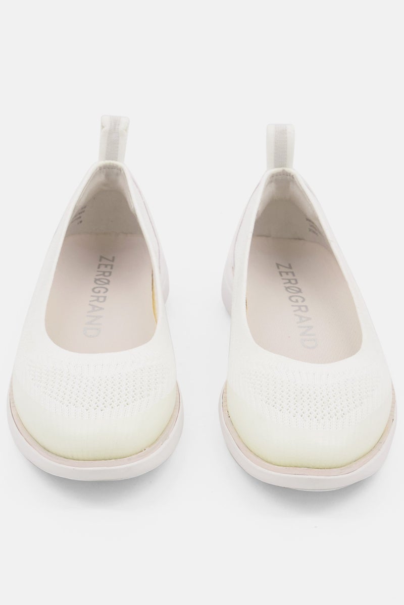 COLE HAAN Women Zerogrand Glbl Slip On Flats, Off White - Image 3