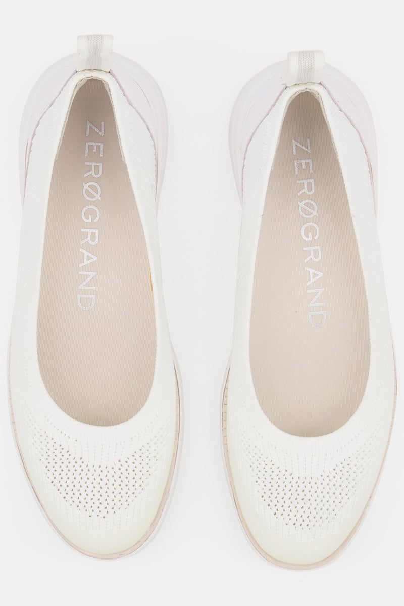 COLE HAAN Women Zerogrand Glbl Slip On Flats, Off White - Image 4
