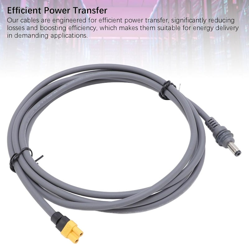 كابل طاقة للسيارات من نوع Mini DC، من نوع 18AWG XT30 إلى كابل طاقة للسيارات من نوع DC، مقاوم للماء، مصدر طاقة DC للأقمار الصناعية بقطر سلك 18AWG، مناسب للشاحنات والحافلات والسفن (طول 5 أمتار) - Image 5