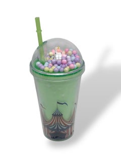 QSHOP 450ml Cold Drink Tumbler with Airtight Lid - Stylish Design and Vibrant Colors from Qshop - Ideal for Ice Coffee, Smoothies, and Iced Tea - Lightweight and Easy to Carry for Everyday Use  - Image 1