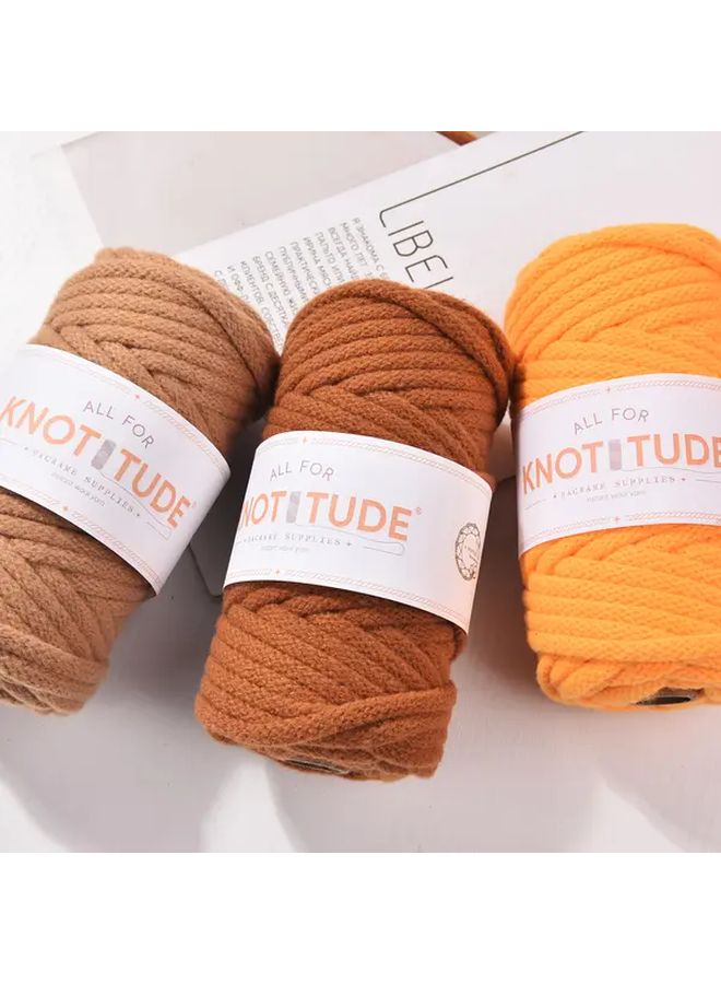 A Roll Of 8 Pink 6mm Wool Braided Rope For Handbag Making DIY Crafts And Easter Egg Decorations - Image 2