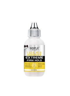Goiple Goiple Wig Glue Hair Glue Lace Glue 2OZ Waterproof Lace Front Wig Glue for Wigs Fast Dry Wig Glue for Lace Front Wigs Strong Hold Transparent Lace Adhesive for Hair Replacement 60ML 