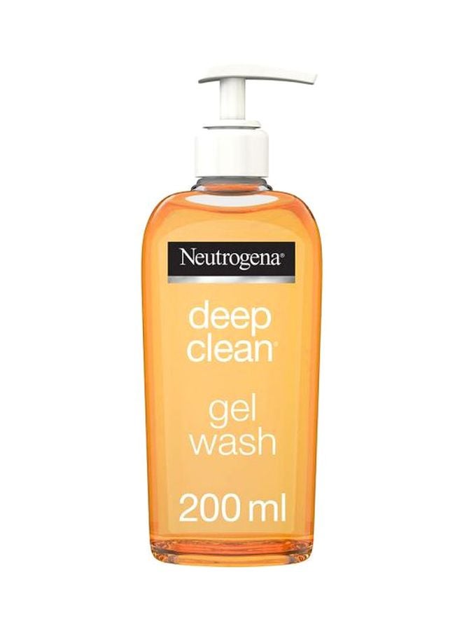 Neutrogena Deep Clean Gel Face Wash Gold 200ml - Image 1