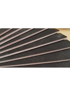 Luzen 10Pcs Professional Double Sided Nail Files Emery Board Grit Black Gel Cosmetic Manicure Pedicure Square Design  - Image 3