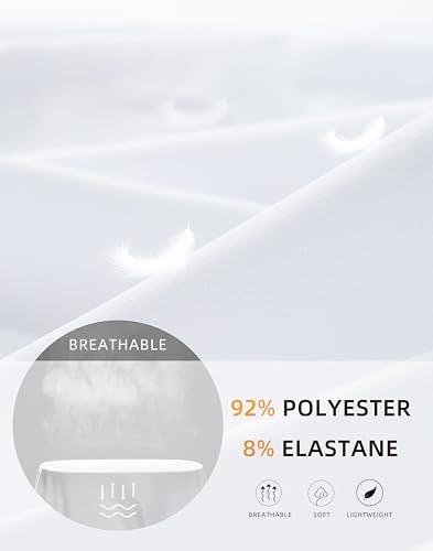 Soothfeel قمصان حماية من الشمس بأكمام طويلة للنساء UPF 50+ للصيد والمشي والتنزه مع أزرار (أبيض، L) - Image 4