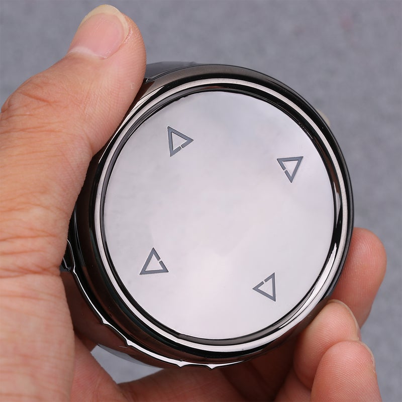 Multimedia Knob Covers Modified Multimedia Button Decorative Multimedia Knob Key Compatible for X1 X3 X5 X6 Black - Image 1