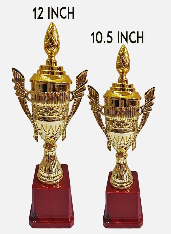 Bareeze Pure Gold Premium Trophy Cup for Sport, Event, Ceremony, Art Appreciation Gift, Sports, Academy - Image 5