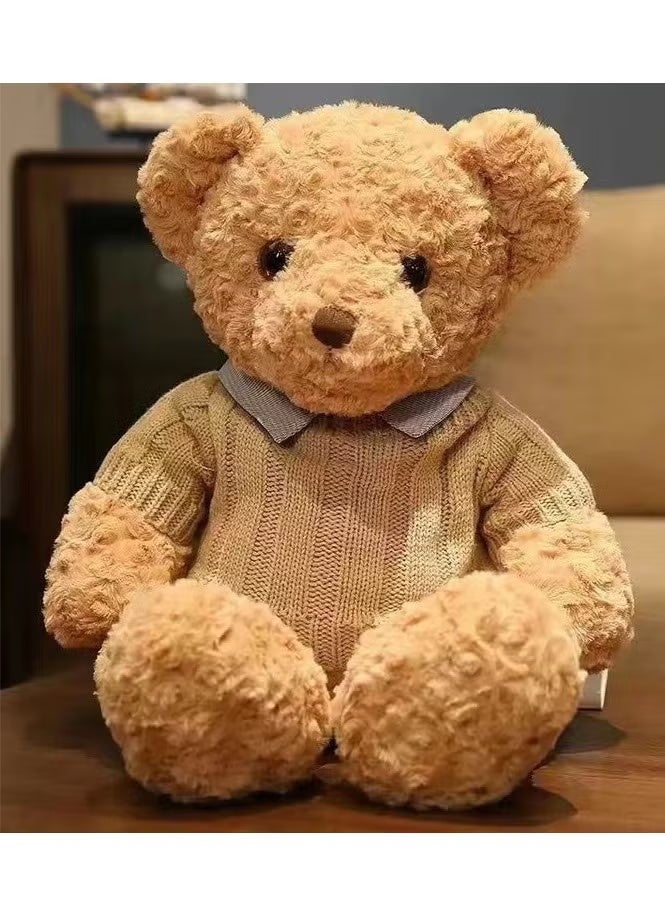 يلا جوي 50 سم ممشوة دب التدي, شكل فريد من نوعه دب التدي, شاجي ممشوة دب بني, لعبة بلش رائعة, مصنوعة من ناعمة ممتازة حشوة المواد, ديكور الداخلية, متعة موضوع غرفة ديكور - Image 4