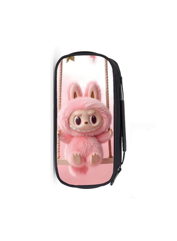 general LABUBU pencil case, high-value, large-capacity primary school student cartoon pencil case, stationery bag - Image 1