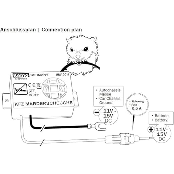 rayihni Conrad Electronic GmbH Kemo M100N 0529531 Marten Repellent - Image 3