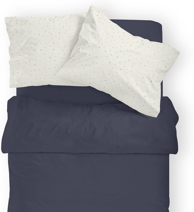 MakeMake Organics Organic Toddler Pillowcase (Set of 2) GOTS Certified Organic Cotton Pillowcase Breathable Safe No Chemicals No Dyes Fits 13x18 Travel Pillows Neutral Unisex (Dotty, 14x19) - Image 4