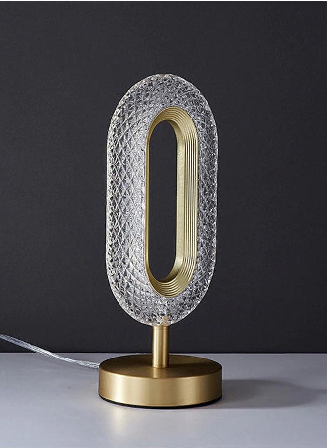 Crony - Three-color touch charging model 0 with 1 diamond face lamp LED Crystal Table Lamp For Home Room - Image 1