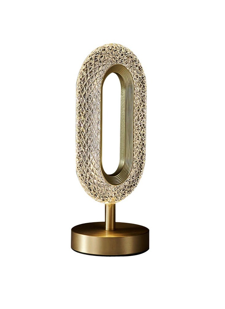 Crony Three-color touch charging model 0 with 1 diamond face lamp LED Crystal Table Lamp For Home Room  - Image 1