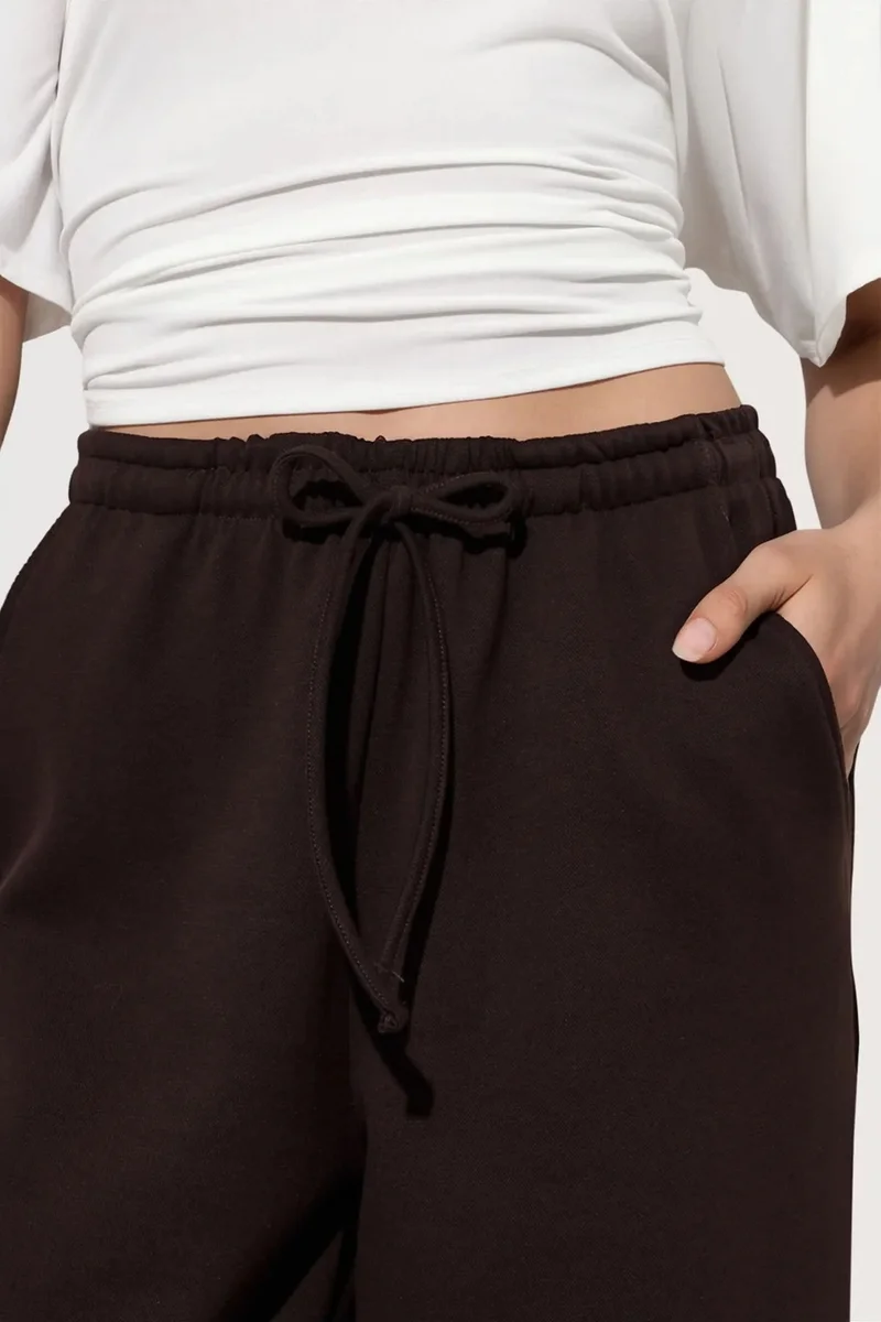 Busem Black BUSEM Wide-Leg Jersey Trousers for Women | Best Price UAE