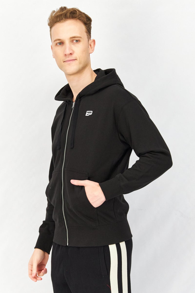 PUMA Men Sportswear Fit Brand Logo Long Sleeves Hoodie, Black  - Image 4