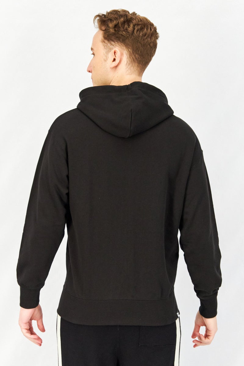 PUMA Men Sportswear Fit Brand Logo Long Sleeves Hoodie, Black  - Image 2