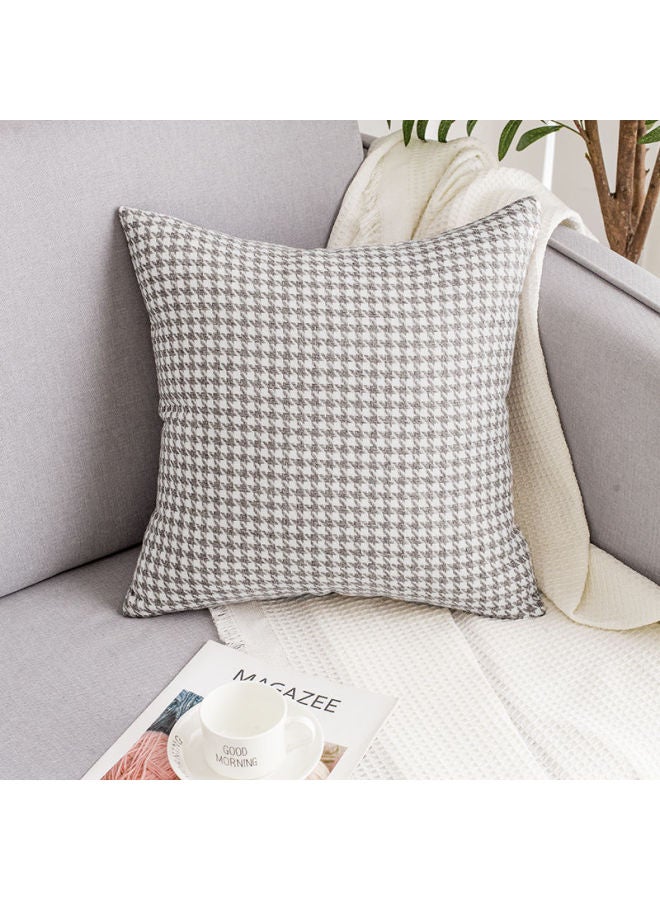 Houndstooth Pillowcase Style Scandinavian Accessible Luxury Bedside Pillow Office Cushion Car Backrest Sofa Pillow