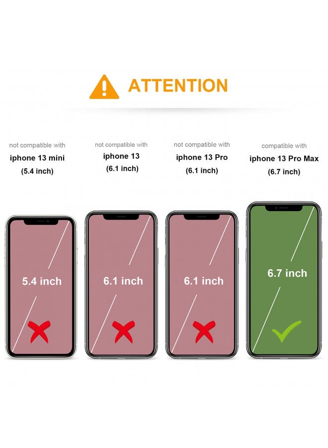 KIHUWEY KIHUWEY Compatible with iPhone 13 Pro Max Case Wallet with Credit Card Holder, Premium Leather Magnetic Clasp Kickstand Heavy Duty Protective Cover for iPhone 13 Pro Max 6.7 Inch(Black)  - Image 1