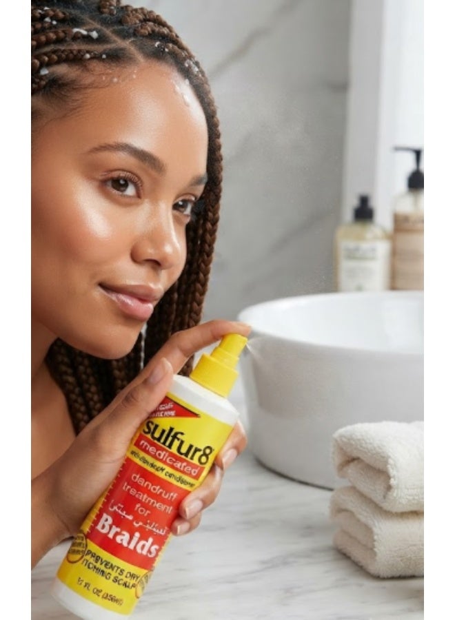 Sulfur 8 Dandruff Treatment For Braids Spray 356ml - Image 3
