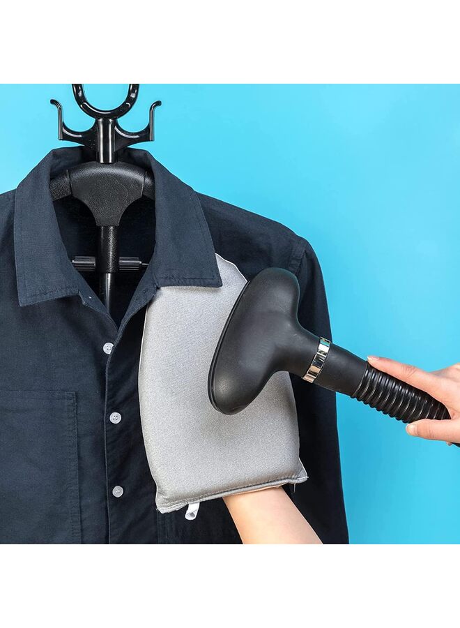 قفازات كيّ الملابس بالبخار، قفازات مقاومة للبخار، قفاز مقاوم للحرارة، ملحقات مكواة الملابس بالبخار، ١٤.٥ × ٢٢.٥ سم - Image 5