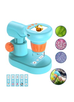 KASTWAVE Handheld Microscope for Kids, 800X USB Microscope with 2" LCD Screen, Handheld Kids Microscope with 5 Microscope Slides for Adults and Kids, Gifts for Kids 8-12  - Image 1