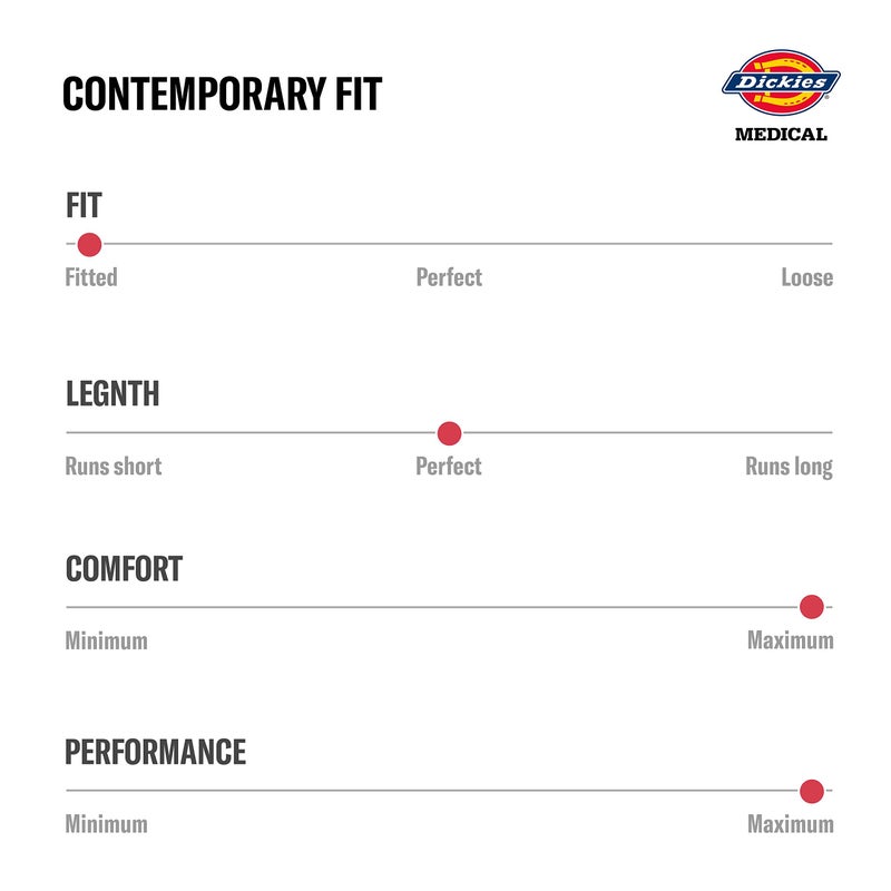 Dickies Womens Signature V-Neck Top with Multiple Patch Pockets Medical-Scrubs-Shirts, Navy, Large US - Image 3