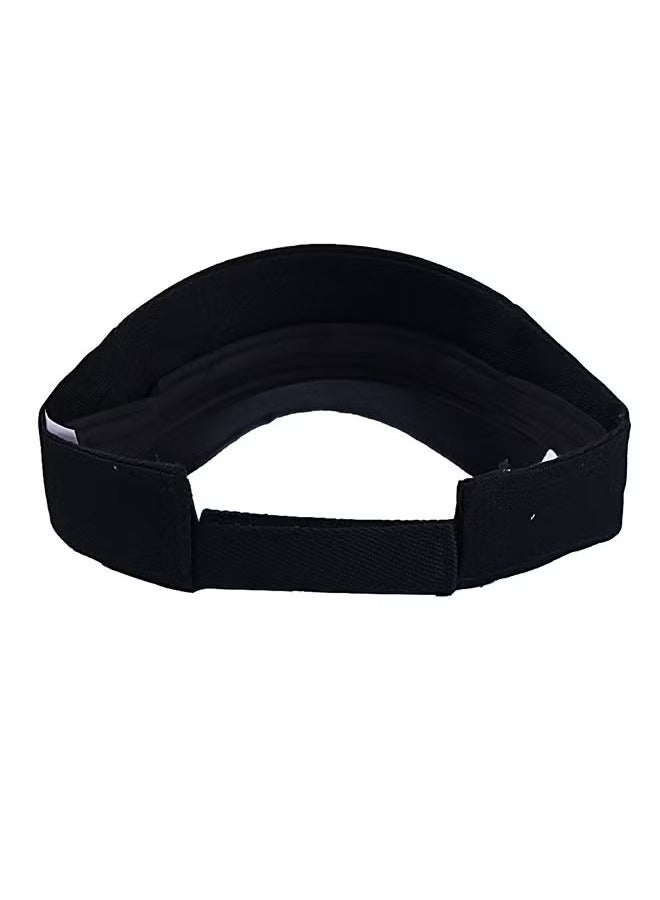 Generic Sport Sun Visor Hats, Adjustable Lightweight Outdoor Sports Empty Top Baseball Cap, UV Protection Cap for Cycling Running Tennis Golf  All Sports (Black)  - Image 4