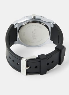 Royale Mega Round Shape Analog Wrist Watch RE222/12 - 40mm - Black  - Image 2