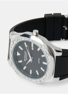 Royale Mega Round Shape Analog Wrist Watch RE222/12 - 40mm - Black  - Image 3