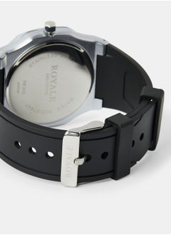 Royale Mega Round Shape Analog Wrist Watch RE222/12 - 40mm - Black  - Image 4