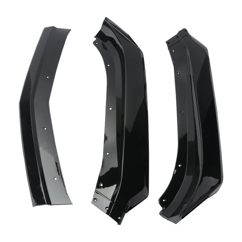 ZZDSNJ Front Bumper Lip for 2016-2024 Chevy Camaro SS /2019-2024 LS LT RS Glossy Black ABS Front Bumper Lip Splitter Spoiler - Image 5