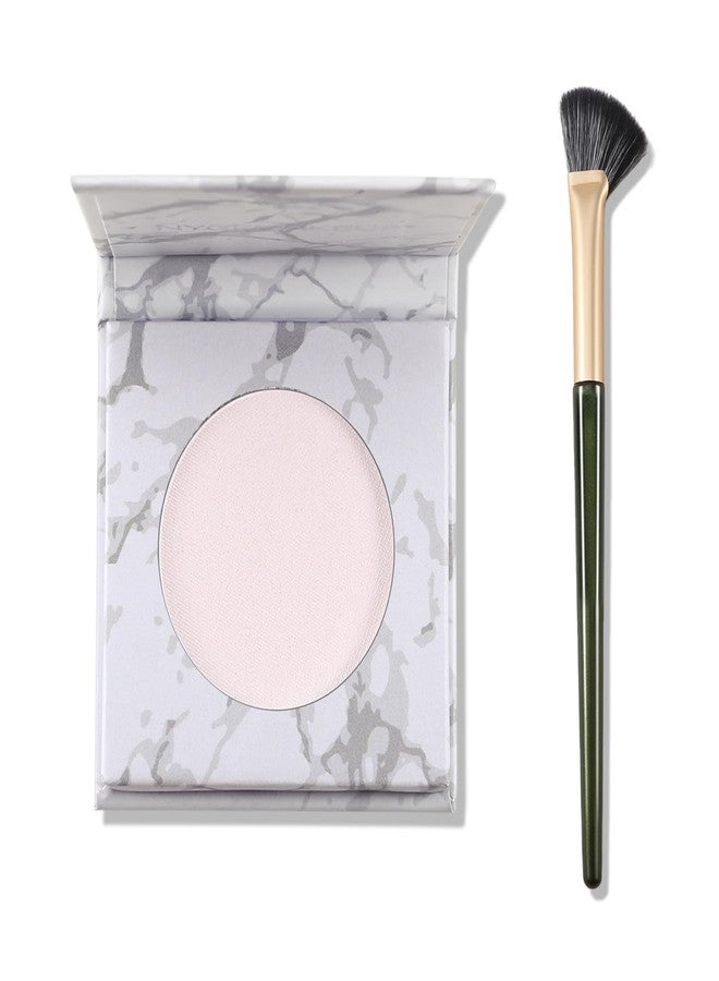 Jutqut White Face Highlighter Makeup Palette, Matte Highlighters Makeup Powder, Illuminator Highlighter Powder for Cheeks, Collarbone the Nose, Long-lasting Natural Shiny 04#White - Image 1
