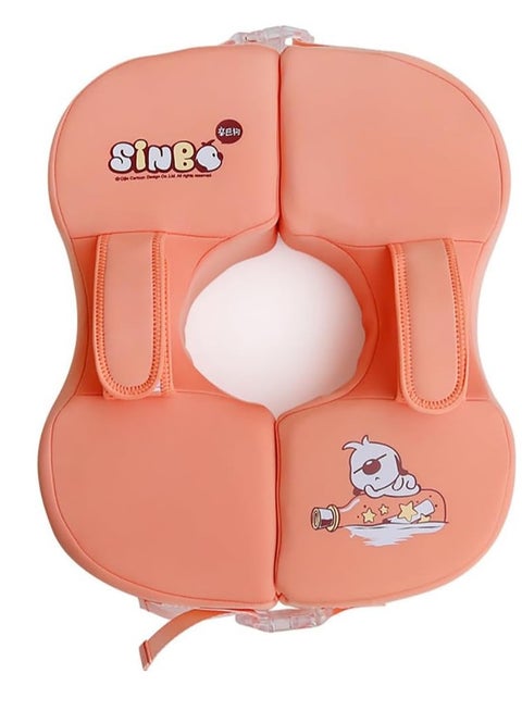 Baby Pool Float, Non-Inflatable Swimming Ring for Toddlers and Kids, Cartoon Pattern Baby Swim Float