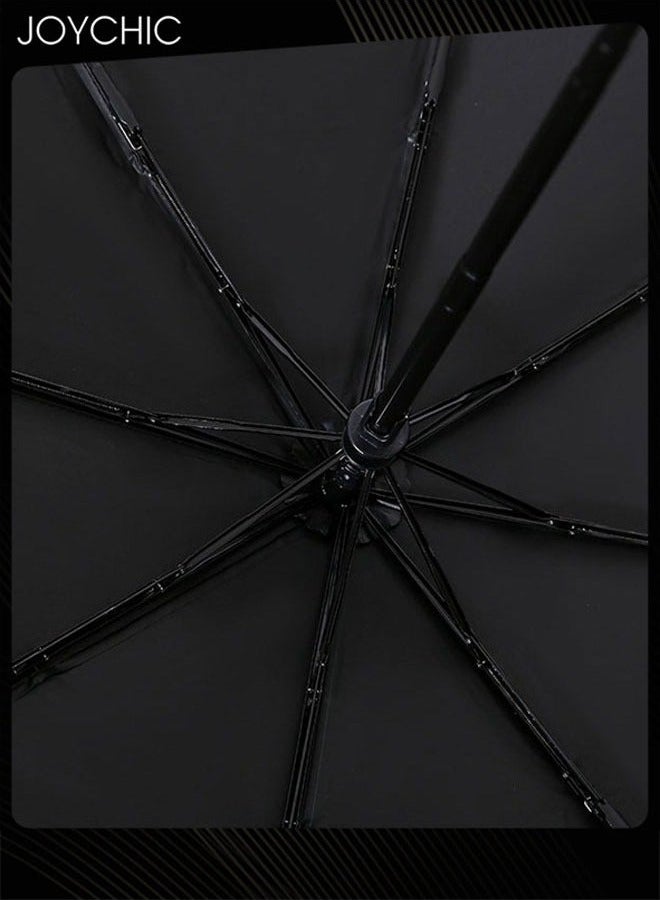 Joychic Daisy Pattern Black Glue Summer Sun Protection Anti-ultraviolet Waterproof Umbrella UV Dual-purpose Rain Umbrella  - Image 2