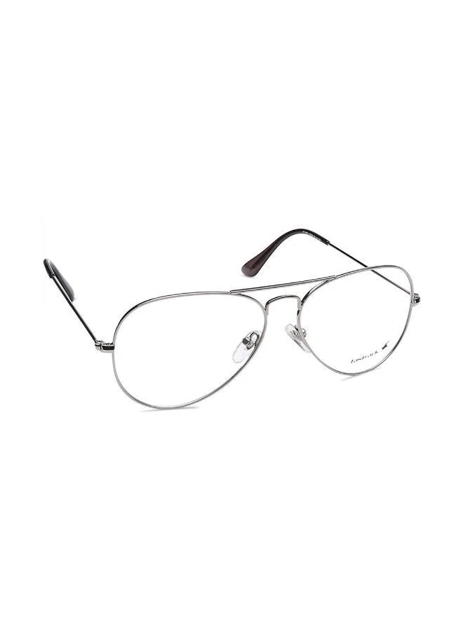 fastrack Silver Aviator  Rimmed Eyeglasses
