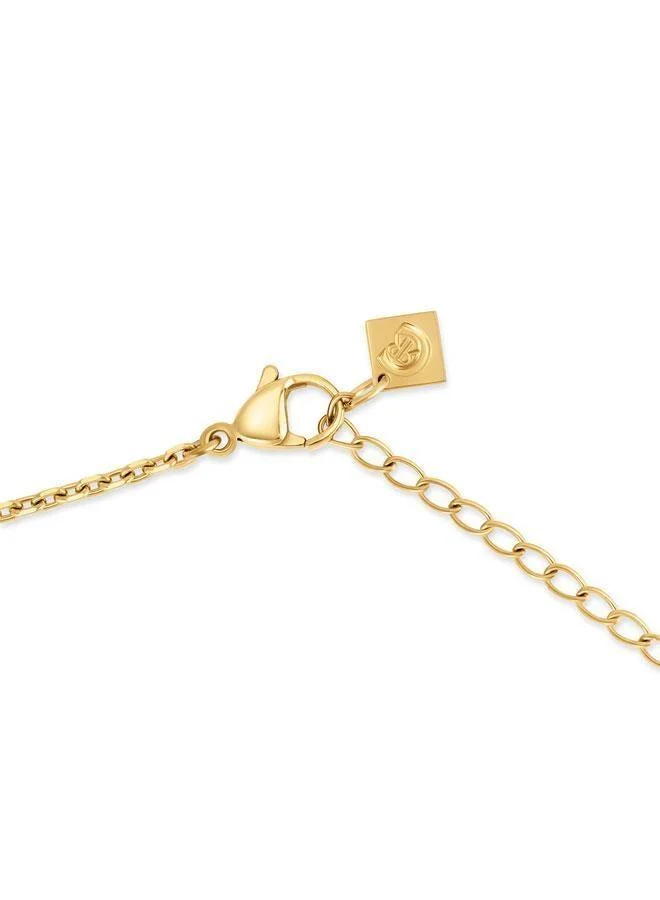 شيروتي 1881 Raffaella Gold Plated Stainless Steel Necklace for Women 700mm